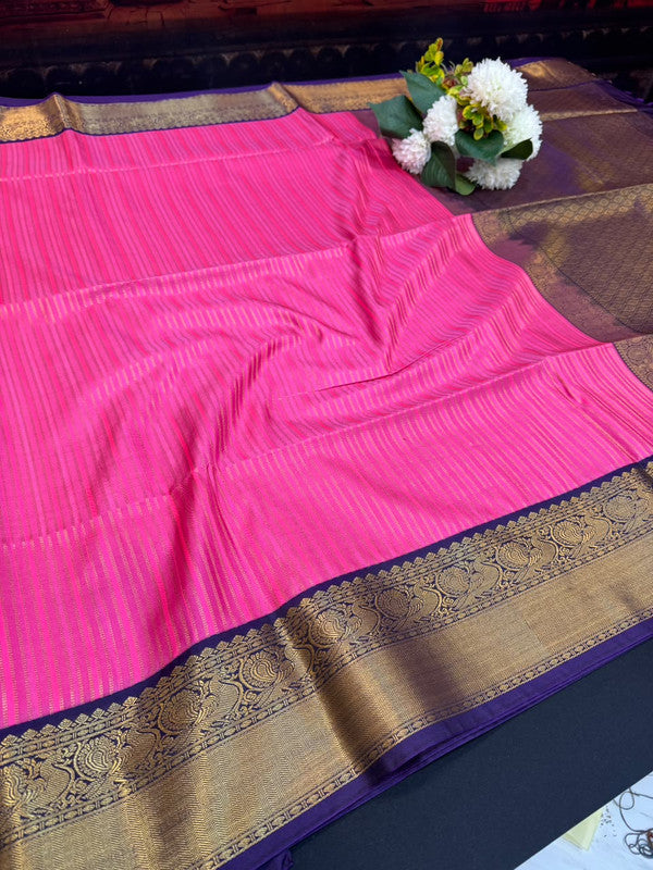 Offer Semi Silk Mild Damage Saree for Party Wear
