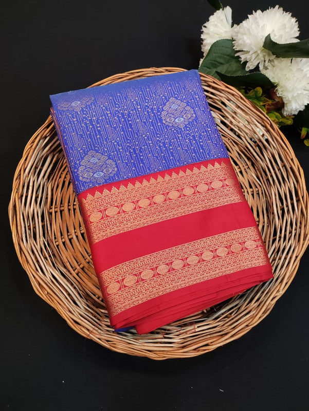 Offer Semi Silk Mild Damage Saree for Party Wear