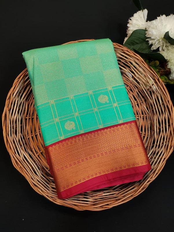 Offer Semi Silk Mild Damage Saree for Party Wear