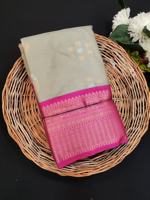 Offer Semi Silk Mild Damage Saree for Party Wear