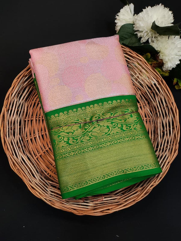 Offer Semi Silk Mild Damage Saree for Party Wear