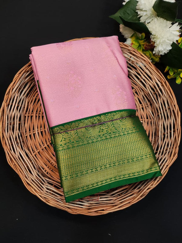 Offer Semi Silk Mild Damage Saree for Party Wear