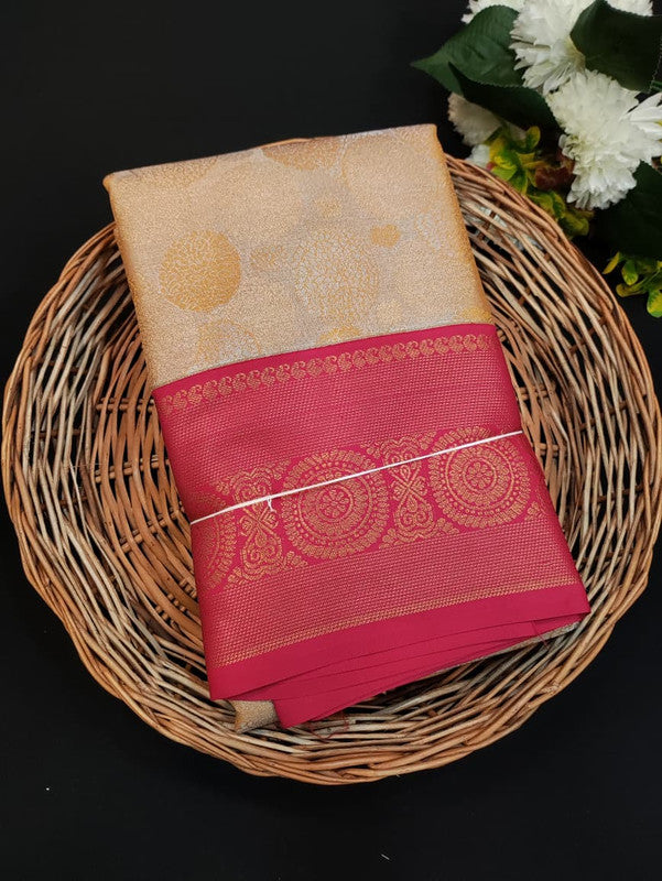 Offer Semi Silk Mild Damage Saree for Party Wear