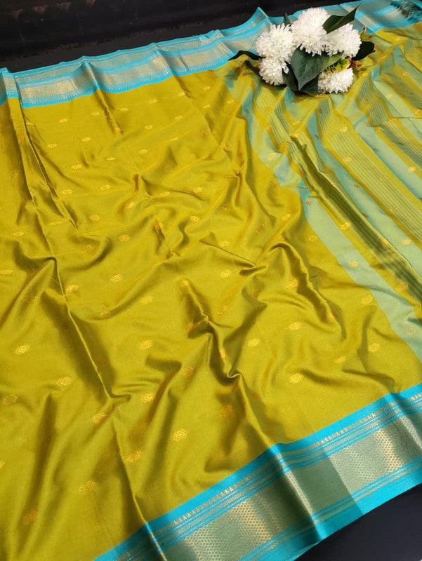Ruby Soft Silk Saree with |Zari Work| R02
