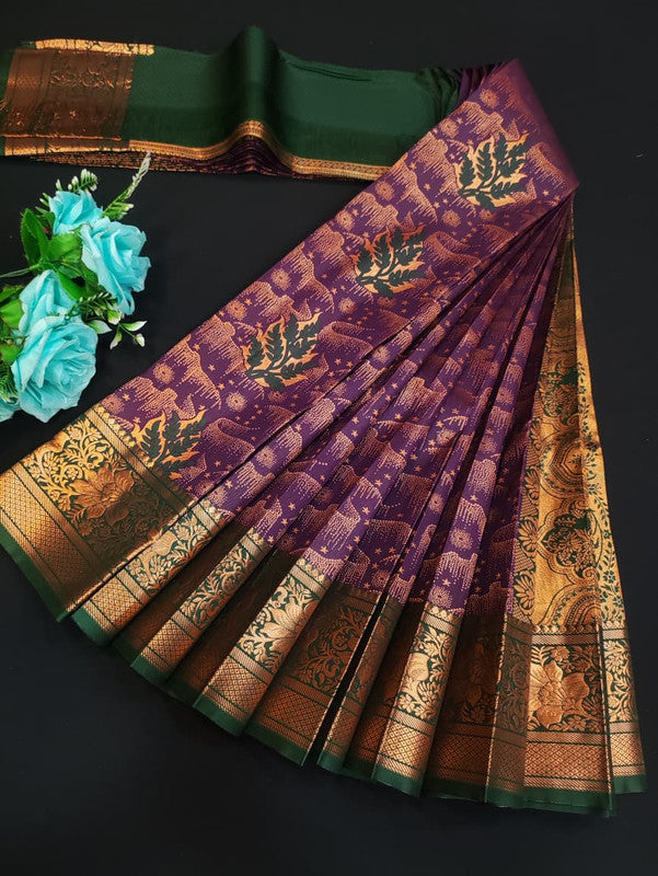Luxury Rapier Saree with zari work for party wear