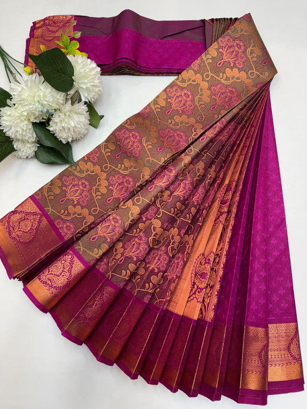 Luxury Rapier Saree with zari work for party wear