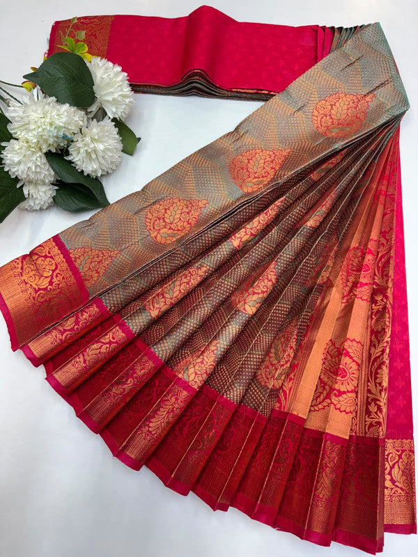 Luxury Rapier Saree with zari work for party wear
