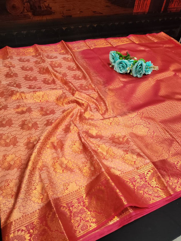 Luxury Rapier Saree with zari work for party wear