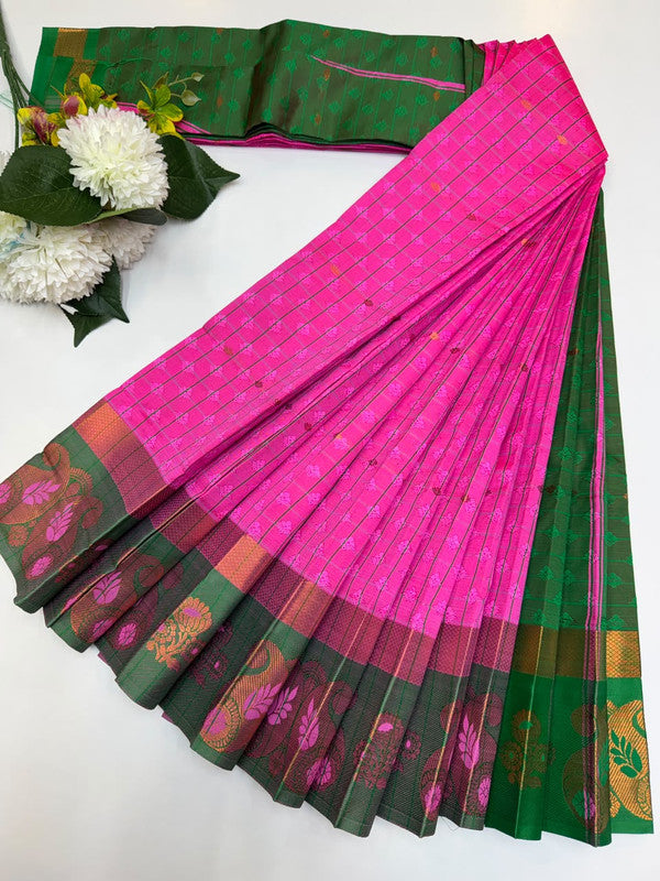 Premium Sivaranjini Saree with elegant Zari work for wedding wear