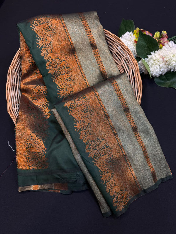 Soft Silk Varalakshmi Special Saree for Festival Wear