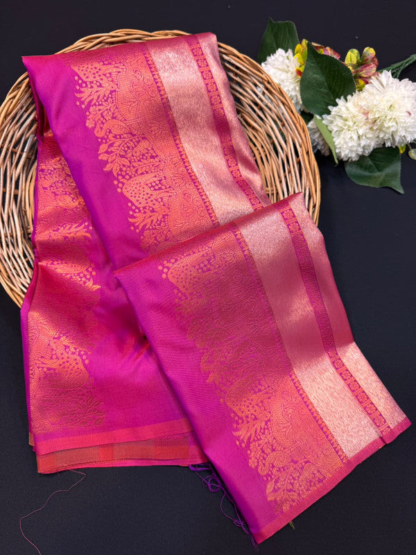 Soft Silk Varalakshmi Special Saree for Festival Wear
