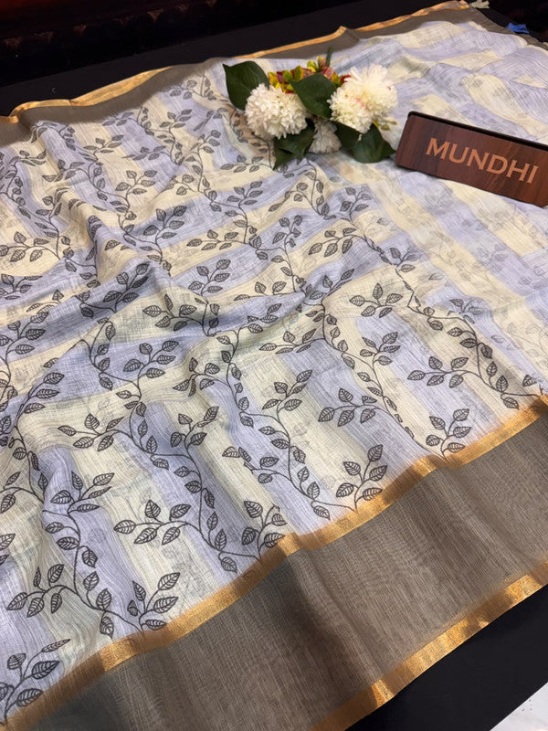 Rupam Digital Fancy Saree in premium fancy fabric for party wear