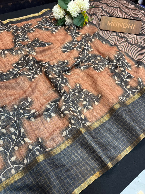 Rupam Digital Fancy Saree in premium fancy fabric for party wear