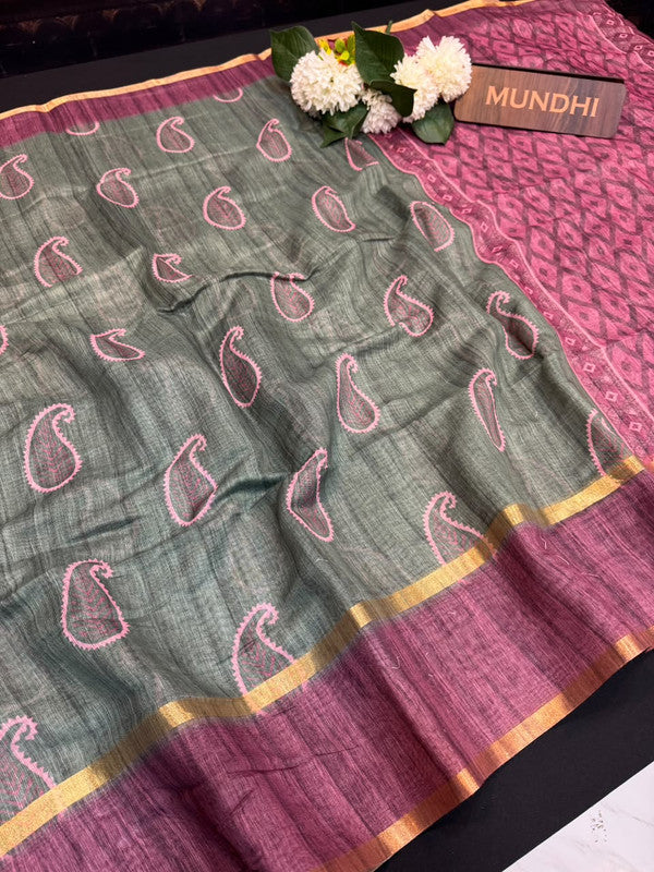 Rupam Digital Fancy Saree in premium fancy fabric for party wear