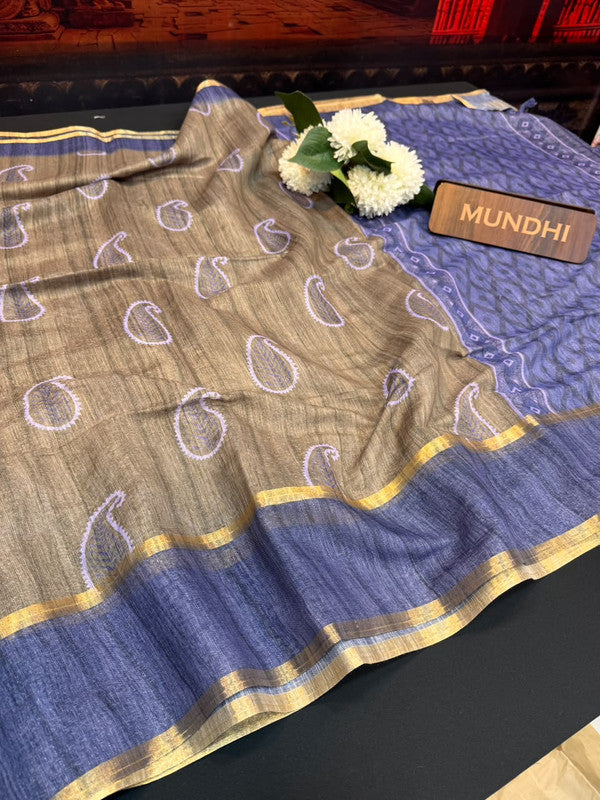 Rupam Digital Fancy Saree in premium fancy fabric for party wear