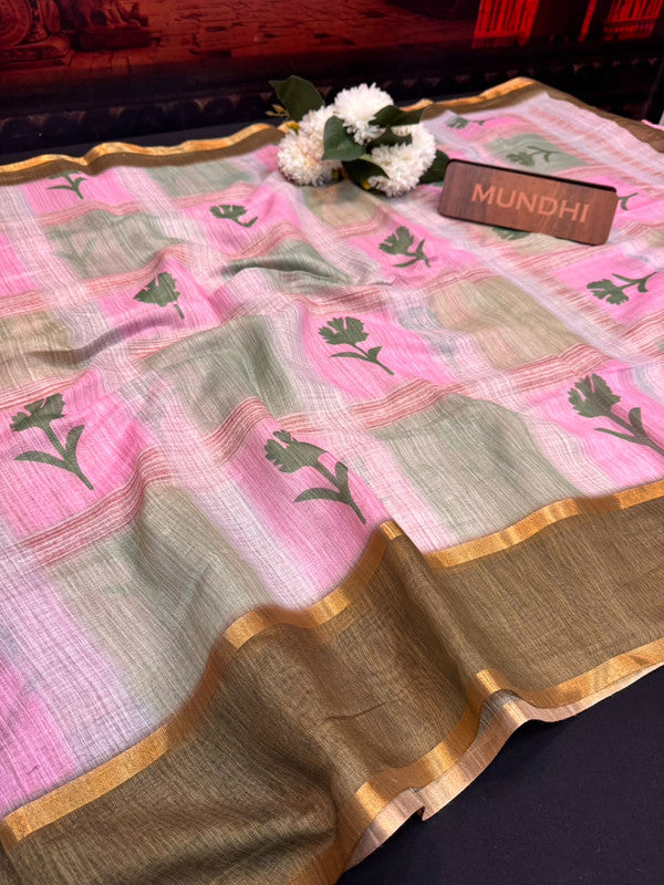 Rupam Digital Fancy Saree in premium fancy fabric for party wear