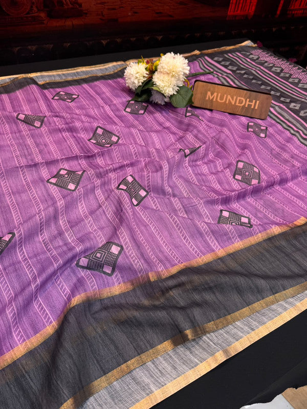 Rupam Digital Fancy Saree in premium fancy fabric for party wear