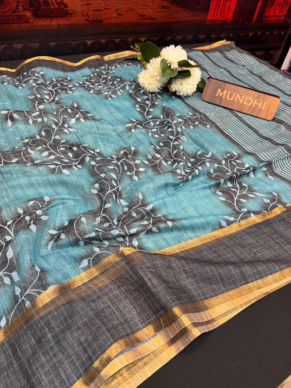 Rupam Digital Fancy Saree in premium fancy fabric for party wear