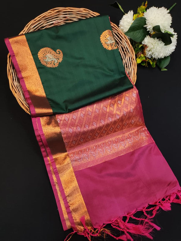 Ramaniyam Soft Silk | Zari Saree | RMY485 - Sri Sakthi Pugazh Tex RMY485 - Soft Silk