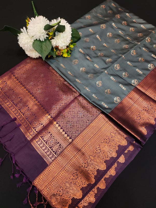 Ramaniyam Soft Silk | Zari Saree | RMY485 - Sri Sakthi Pugazh Tex RMY485 - Soft Silk