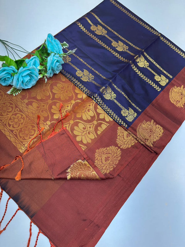 Priyanka Semi Pure Pattu Saree in Semi Silk for women