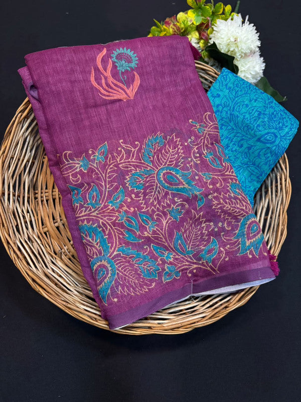Elampillai Fancy Cotton Saree for Women – Elegant Party Wear