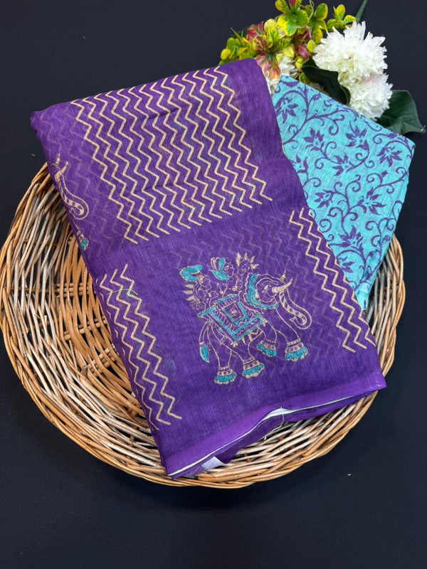Elampillai Fancy Cotton Saree for Women – Elegant Party Wear
