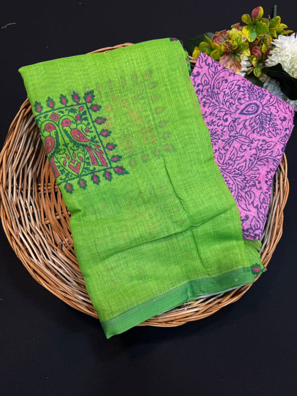Elampillai Fancy Cotton Saree for Women – Elegant Party Wear
