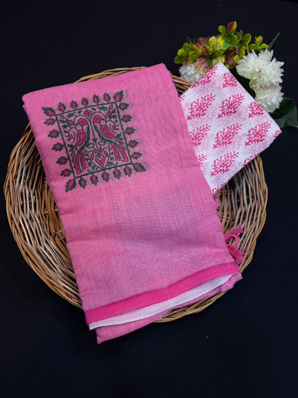 Elampillai Fancy Cotton Saree for Women – Elegant Party Wear