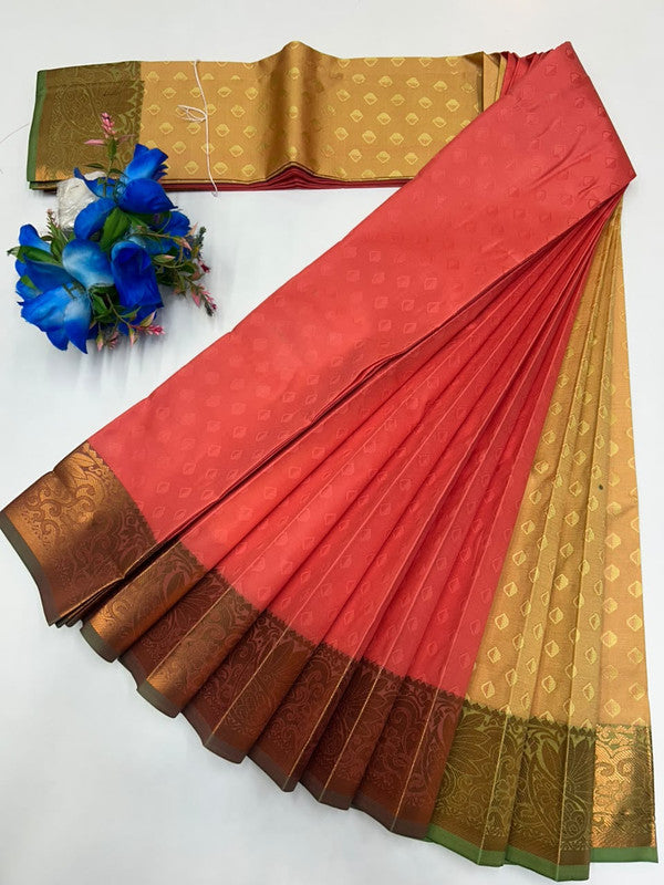 Premium Poontamil Soft Silk Saree with |Jacquard Blouse| PPC207 - Sri Sakthi Pugazh Tex - Premium Poontamil