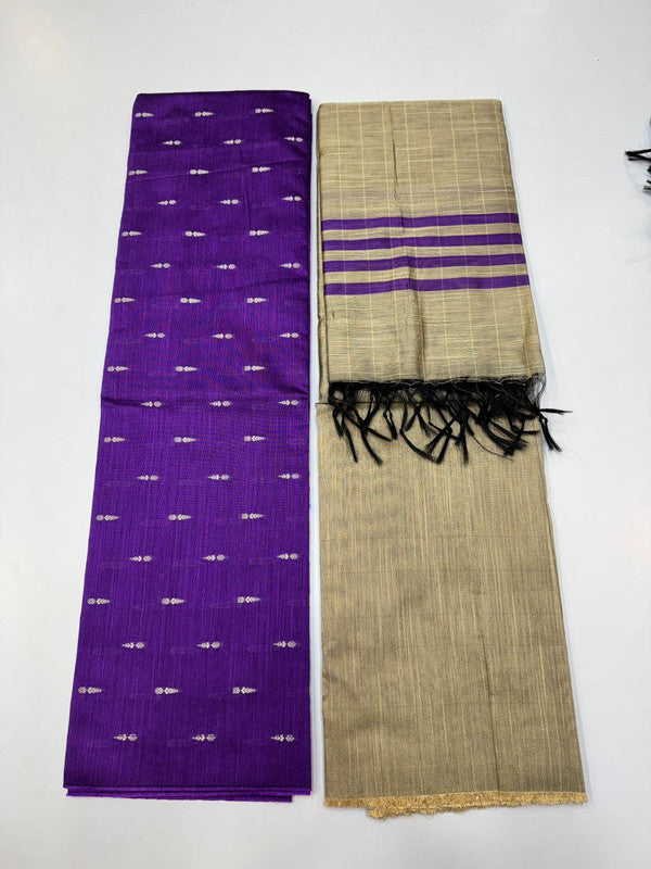 Chudithar Material in cotton fabric with elegant thread work for women