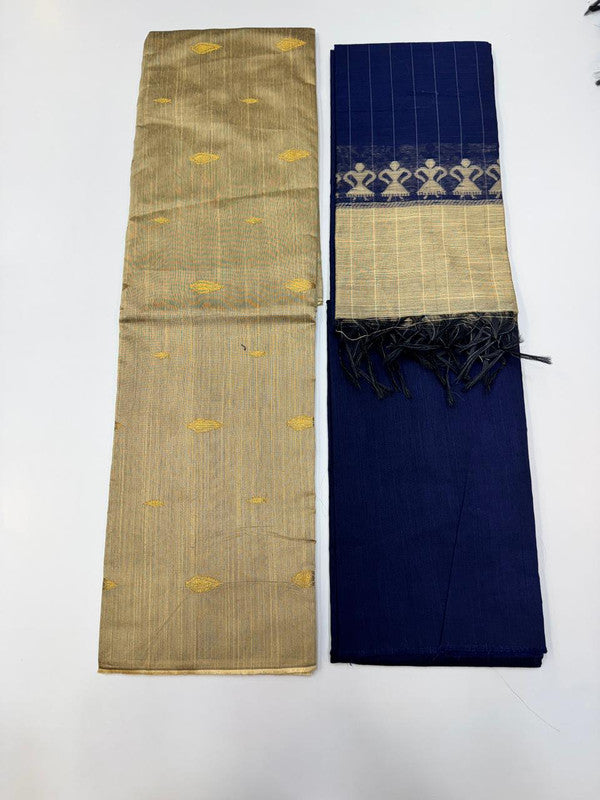 Chudithar Material in cotton fabric with elegant thread work for women