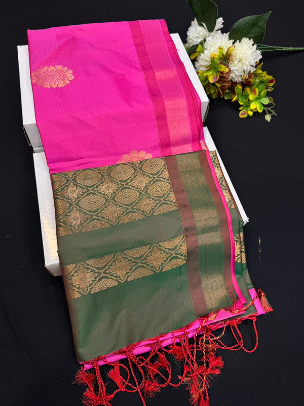 Vaagai Soft Silk Saree for Wedding Wear