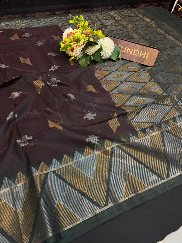 Kavya Banarasi Raw Silk | Zari Work for Women | FV107