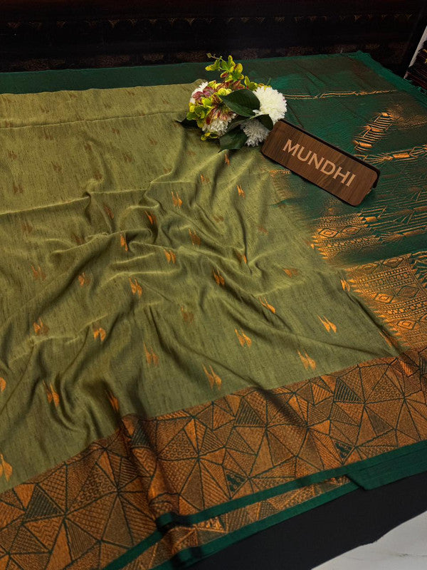 Slub Silk Saree with Zari Work for Weddings