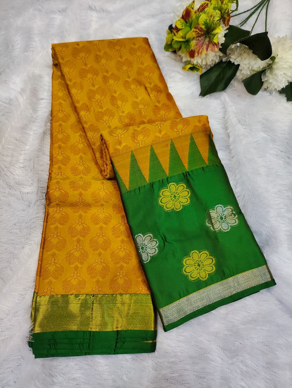 Suba Oviya Pattu Mix Wedding Saree SV40