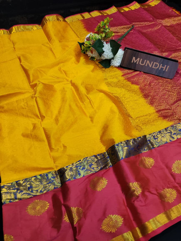 Suba Oviya Pattu Mix Wedding Saree SV51
