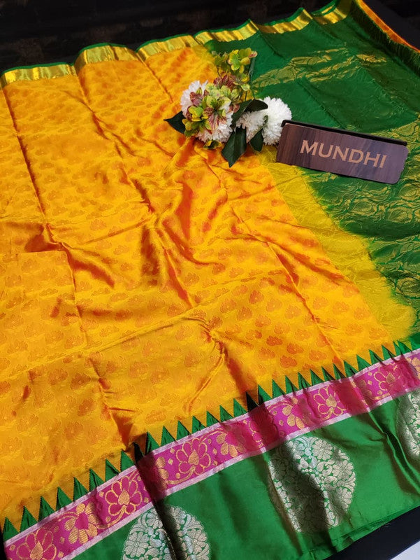 Suba Oviya Pattu Mix Wedding Saree SV66