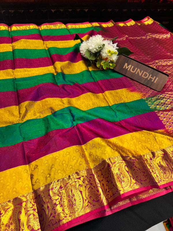 Suba Oviya Pattu Mix Wedding Saree|Take 3 Saree Get Discount 200 Each SV110