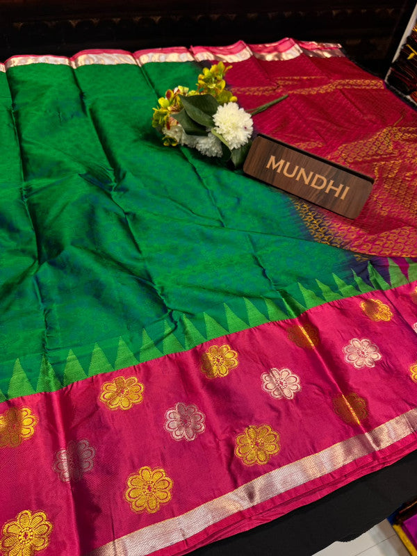 Suba Oviya Pattu Mix Wedding Saree|Take 3 Saree Get Discount 200 Each SV146
