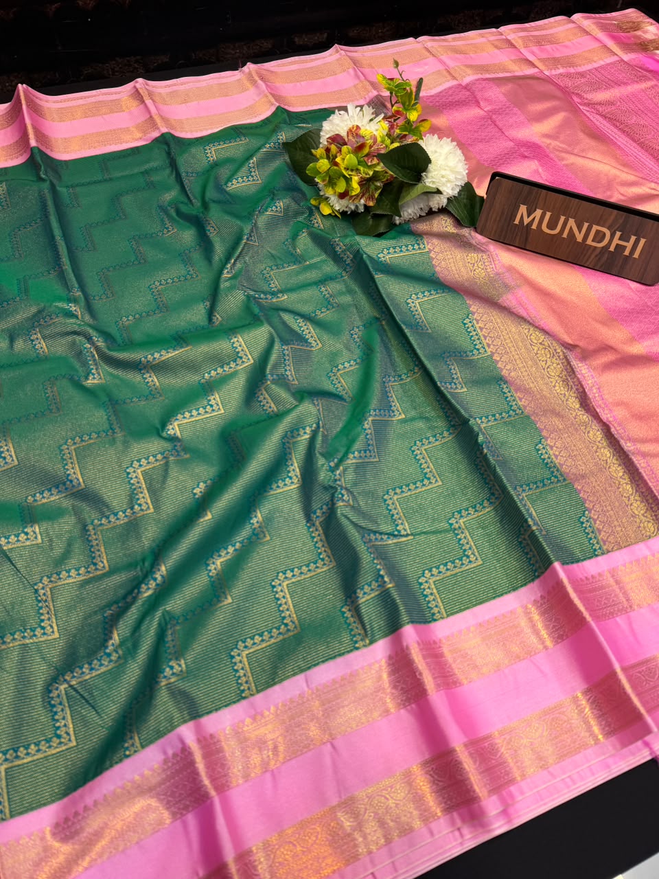 Vennila Semi Silk Saree | Zari Work | VNN188