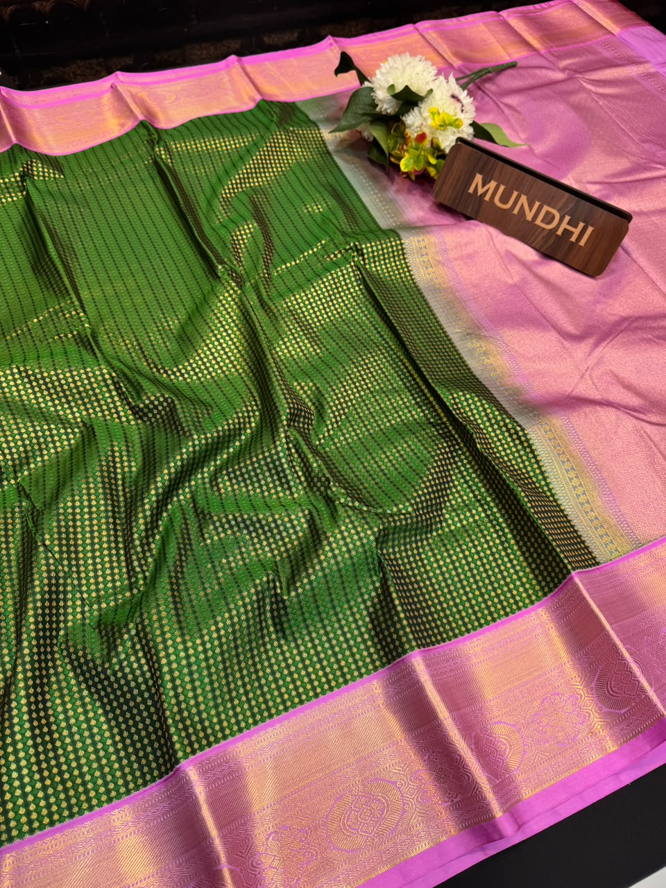 Vennila Semi Silk Saree | Zari Work | VNN191