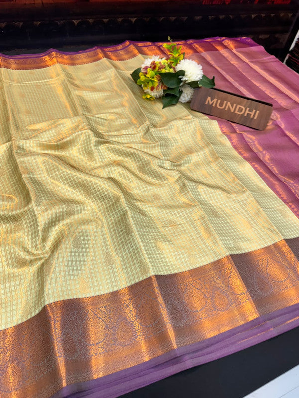 Manjanathi Saree | Elegant Zari Work | MJS19