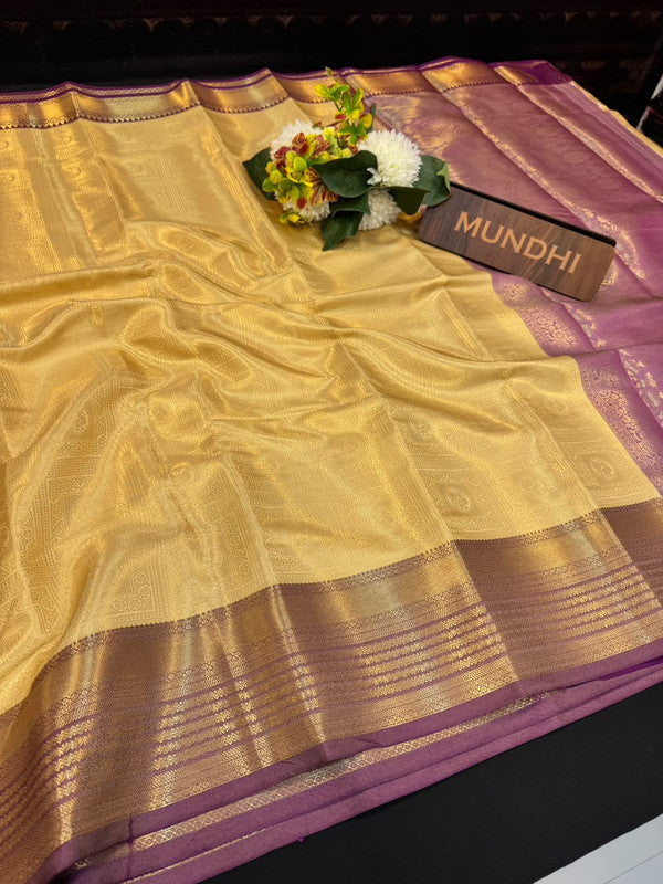 Kajal Saree | Elegant Zari Work | KAJ15
