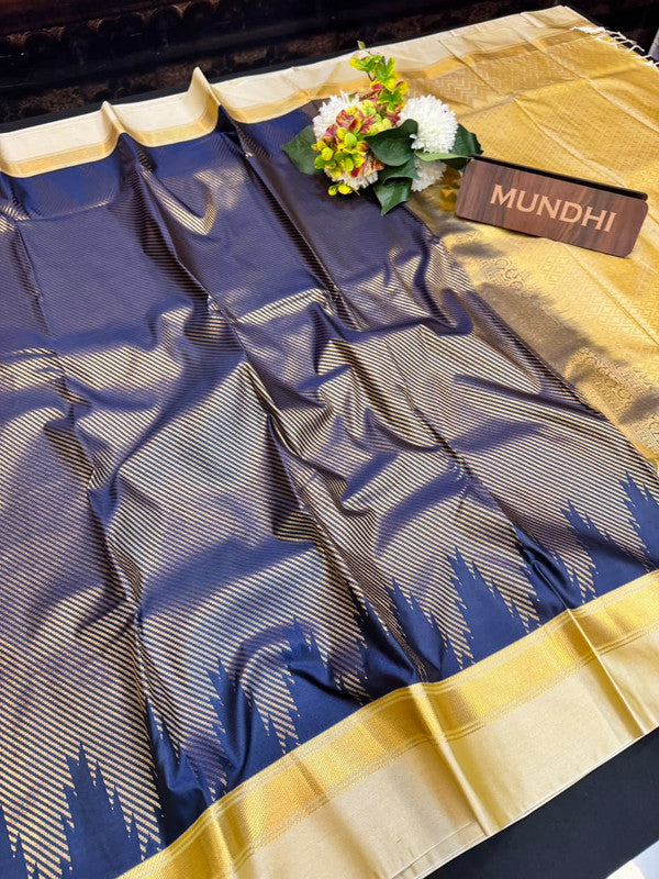 Upgrade your saree collection with the Vennila Semi Silk Saree and bring effortless elegance to every occasion.