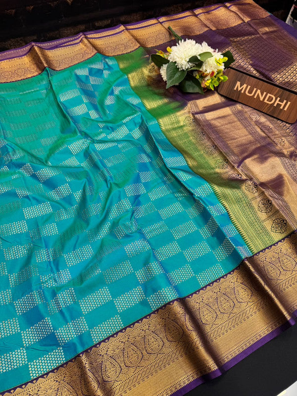 Upgrade your saree collection with the Vennila Semi Silk Saree and bring effortless elegance to every occasion.