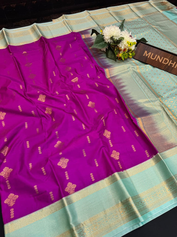 Upgrade your saree collection with the Vennila Semi Silk Saree and bring effortless elegance to every occasion.