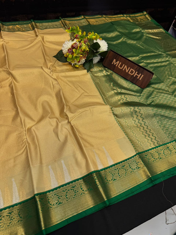 Upgrade your saree collection with the Vennila Semi Silk Saree and bring effortless elegance to every occasion.