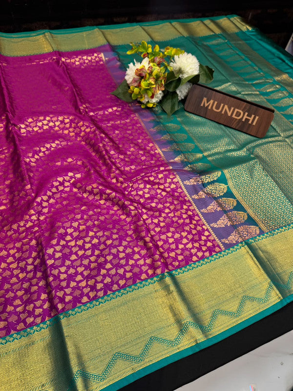 Upgrade your saree collection with the Vennila Semi Silk Saree and bring effortless elegance to every occasion.