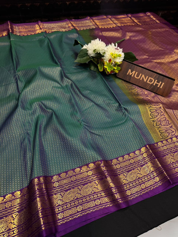 Upgrade your saree collection with the Vennila Semi Silk Saree and bring effortless elegance to every occasion.